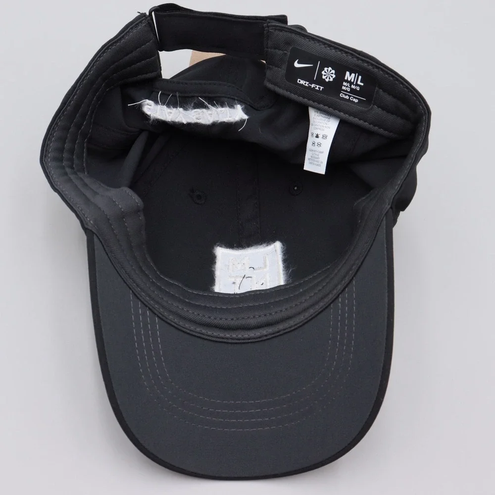 LMNT Stay Salty Nike Club Cap Dri-FIT Golf Hat Black FB6447-010 Size M/L NEW